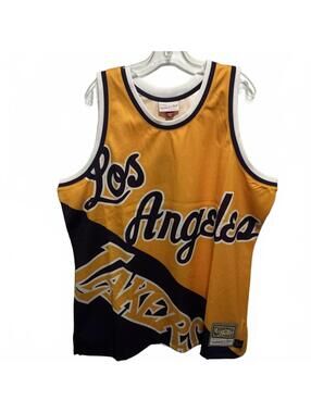 Mitchell & Ness NBA Big Face Fashion Tank 5.0 Los Angeles Lakers Jersey 2XL